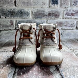 Girls Sperry Saltwater Duck Boots